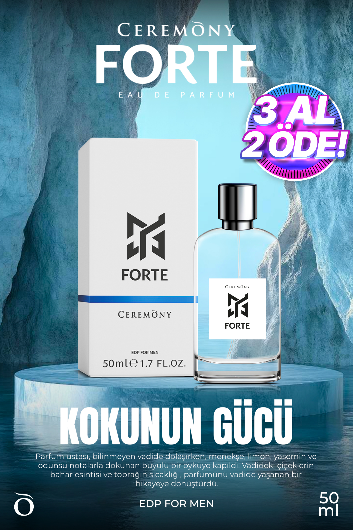 Forte 50 ml Edp Erkek Parfüm