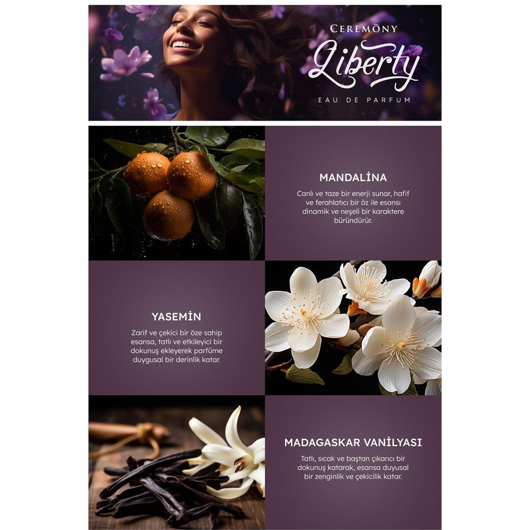 Liberty 50 ml Edp Kadın Parfüm