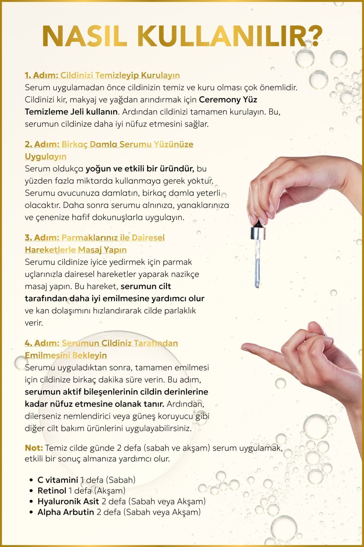 Retinol Onarıcı Cilt Bakım Serumu 30 ml