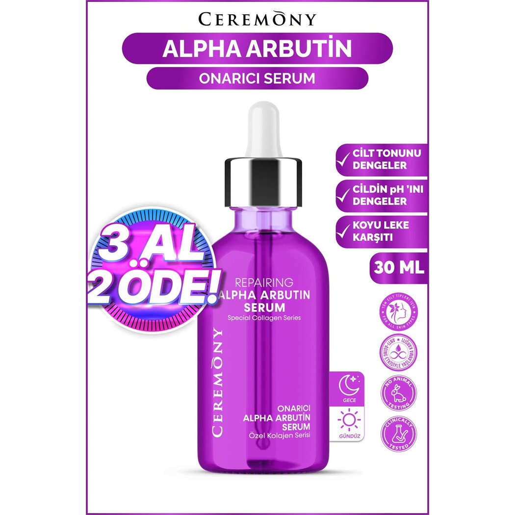 Alpha Arbutin Onarıcı Cilt Bakım Serumu 30 ml