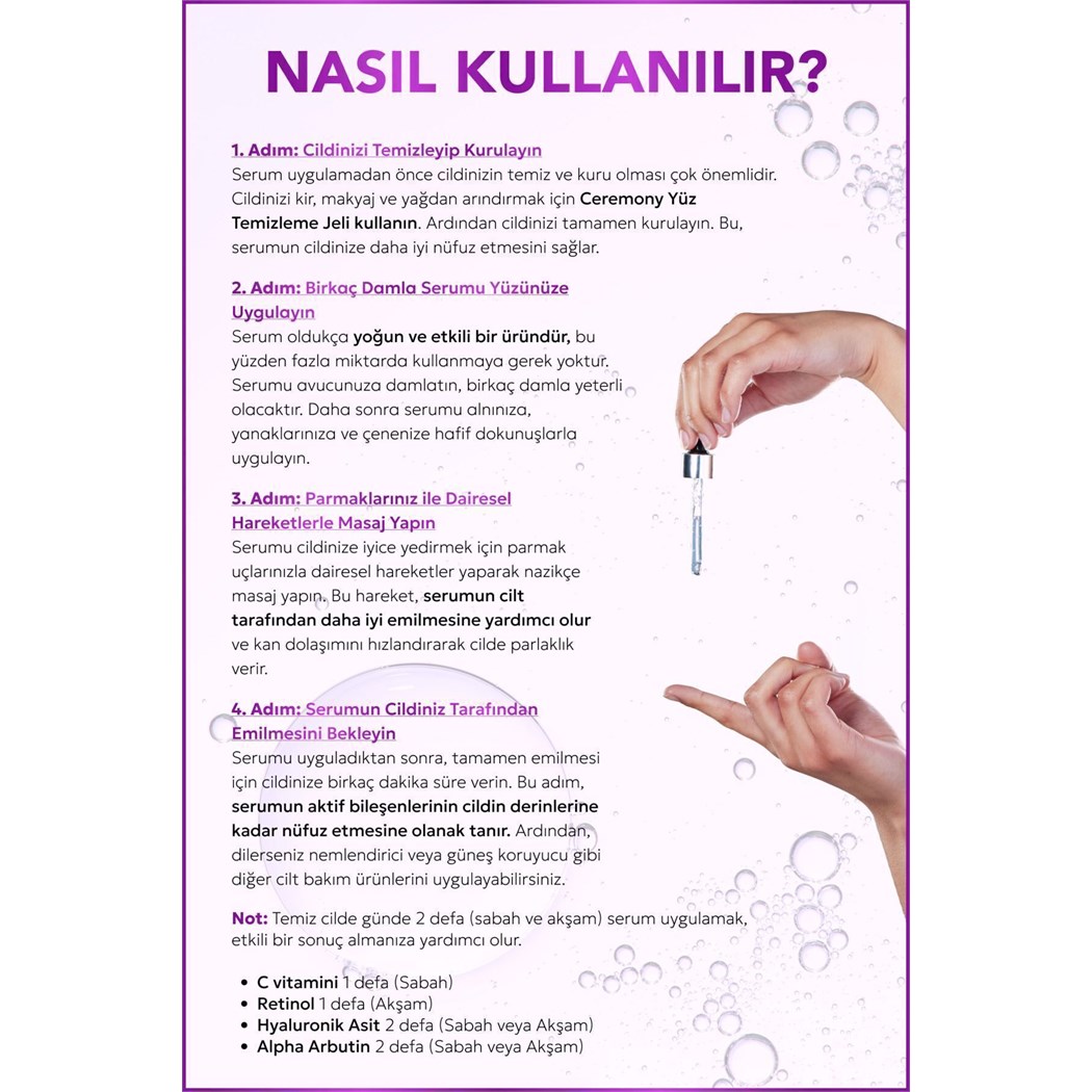 Alpha Arbutin Onarıcı Cilt Bakım Serumu 30 ml