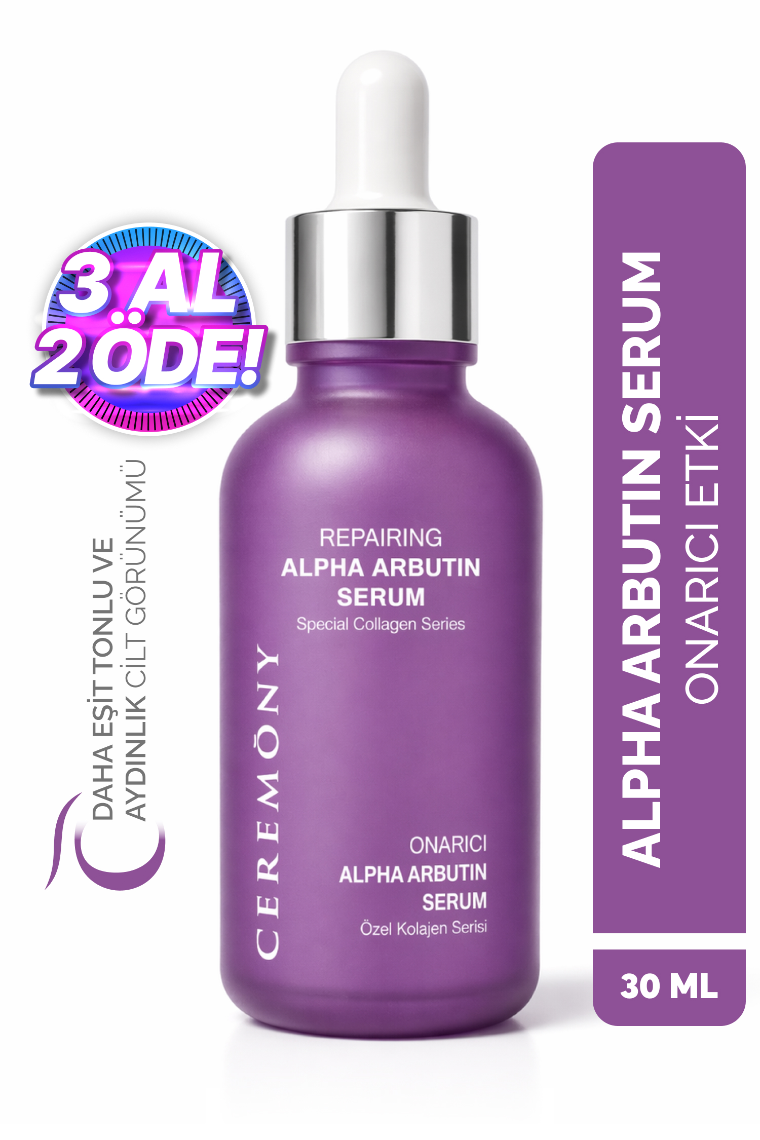 Alpha Arbutin Serum 30 ml | Leke Karşıtı Ton Eşitleyici Aydınlatıcı