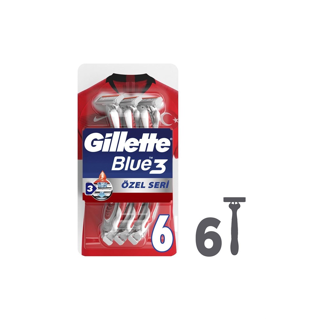Blue3 Özel Seri Kullan At Traş Bıçağı 6 Lı