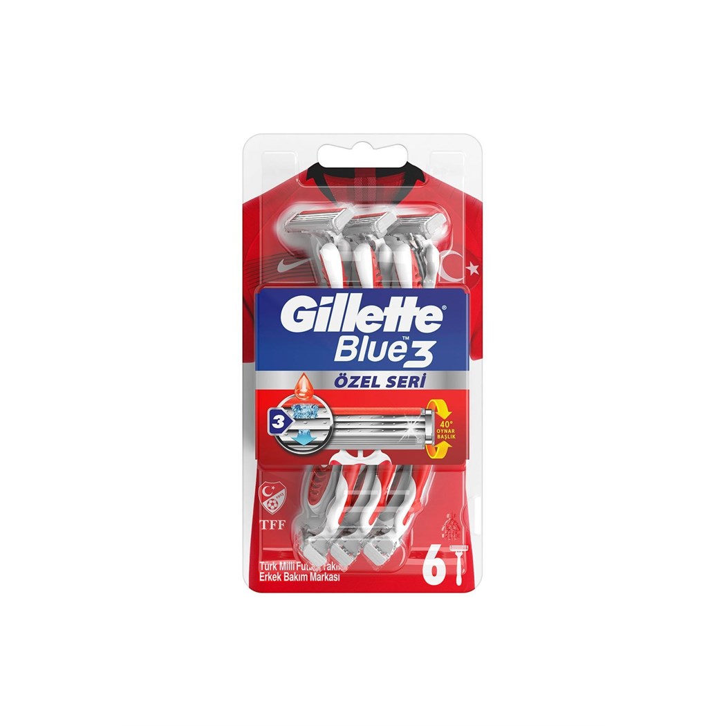 Blue3 Özel Seri Kullan At Traş Bıçağı 6 Lı
