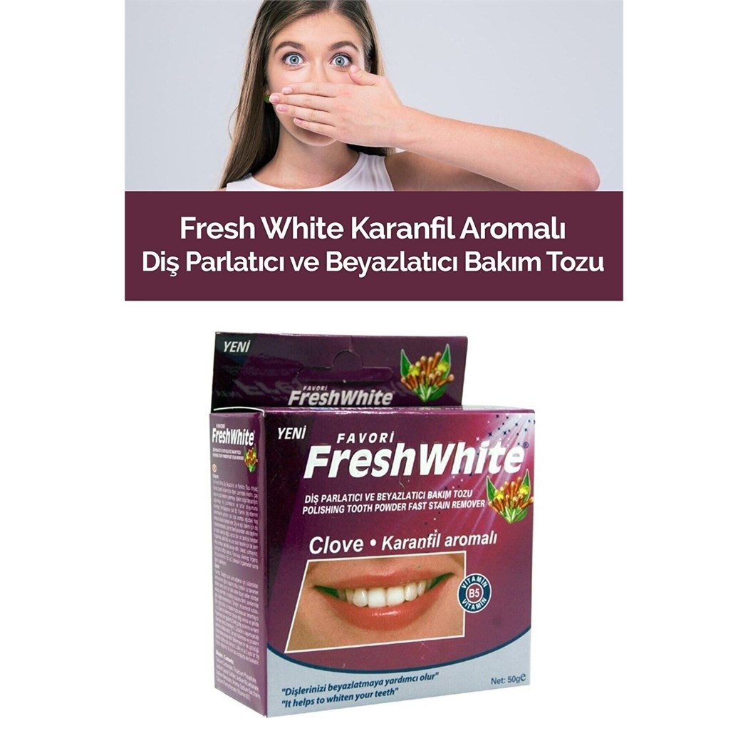 Diş Tozu 50gr Karanfil Aromalı
