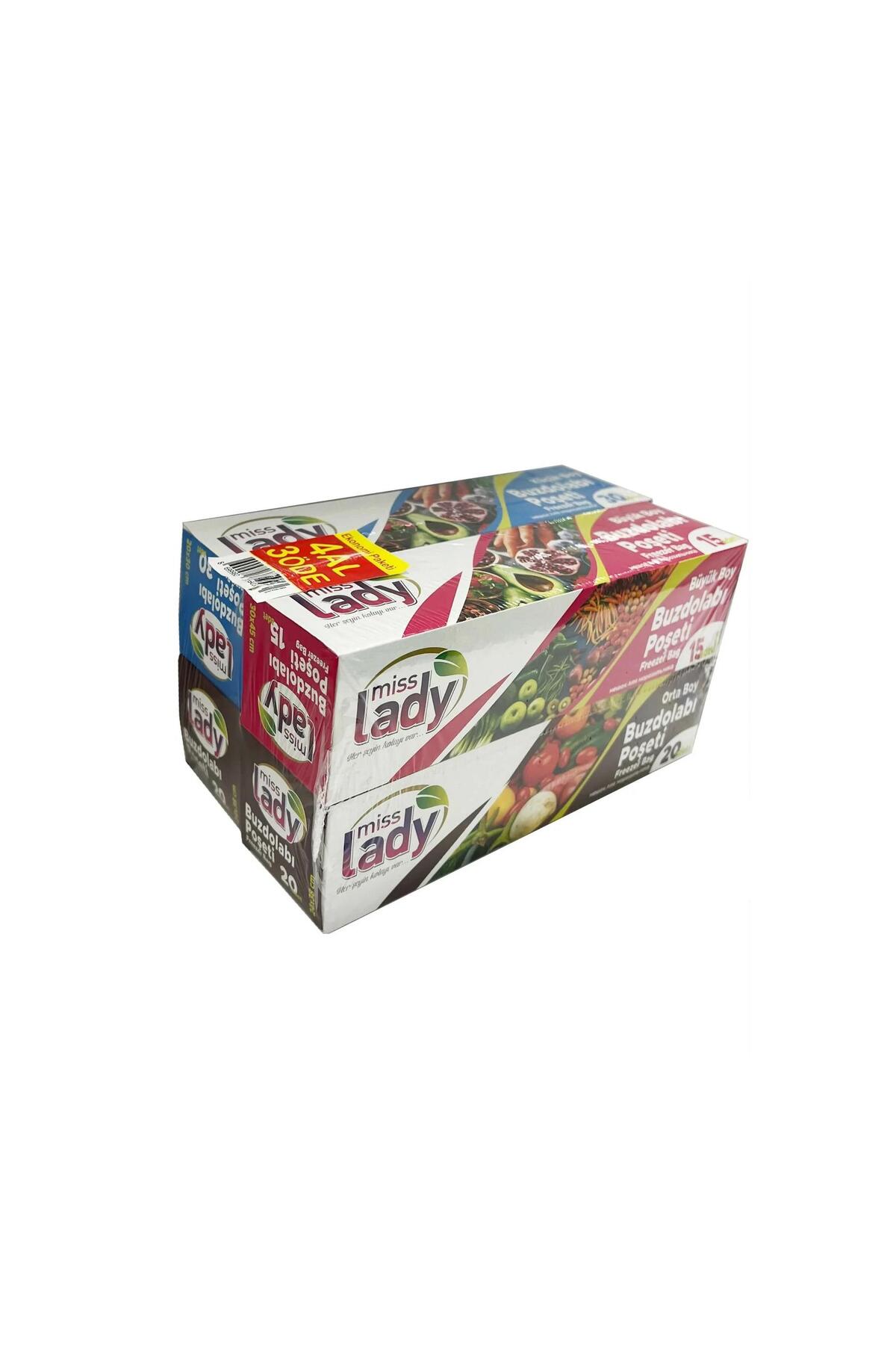 Miss Lady Buzdolabı Poşeti 4 Al 3 Öde Eko Paket