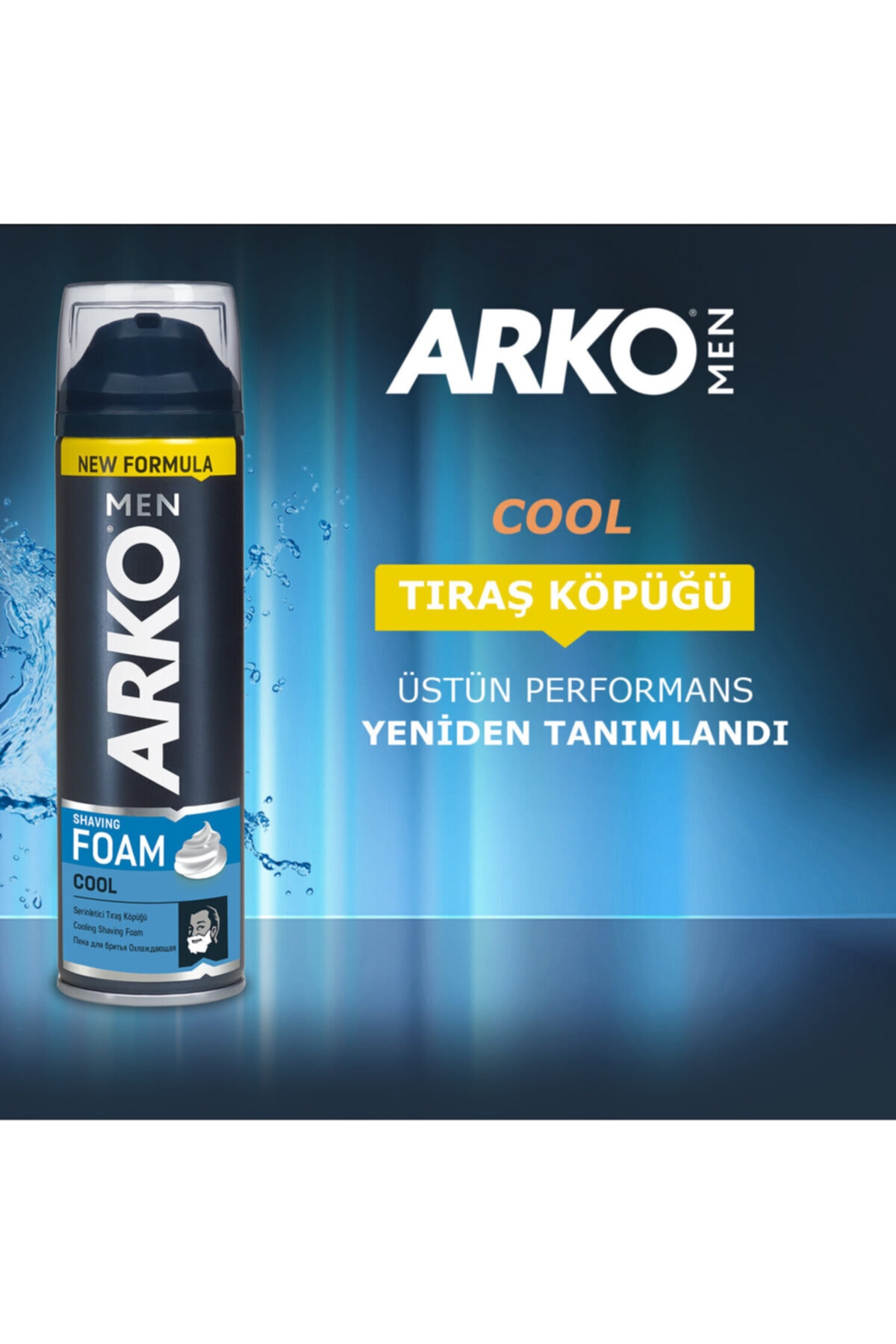 Arko Tıraş Köpük 200 ml Cool