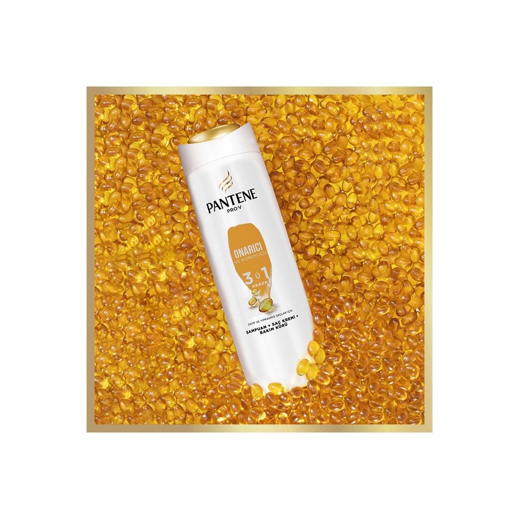 Pantene Şampuan 350 ml 3-1 Onarıcı Bakım