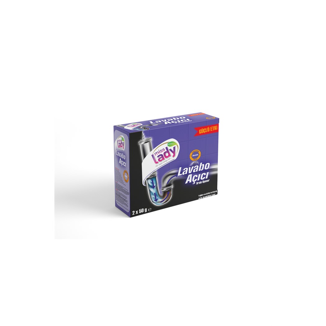 Lavabo Açıcı Ekstra Güçlü 2X50gr.