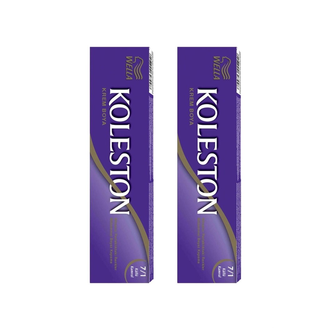 Koleston Tüp Saç Boyası 7/1 Küllü Kumral X 2 Adet