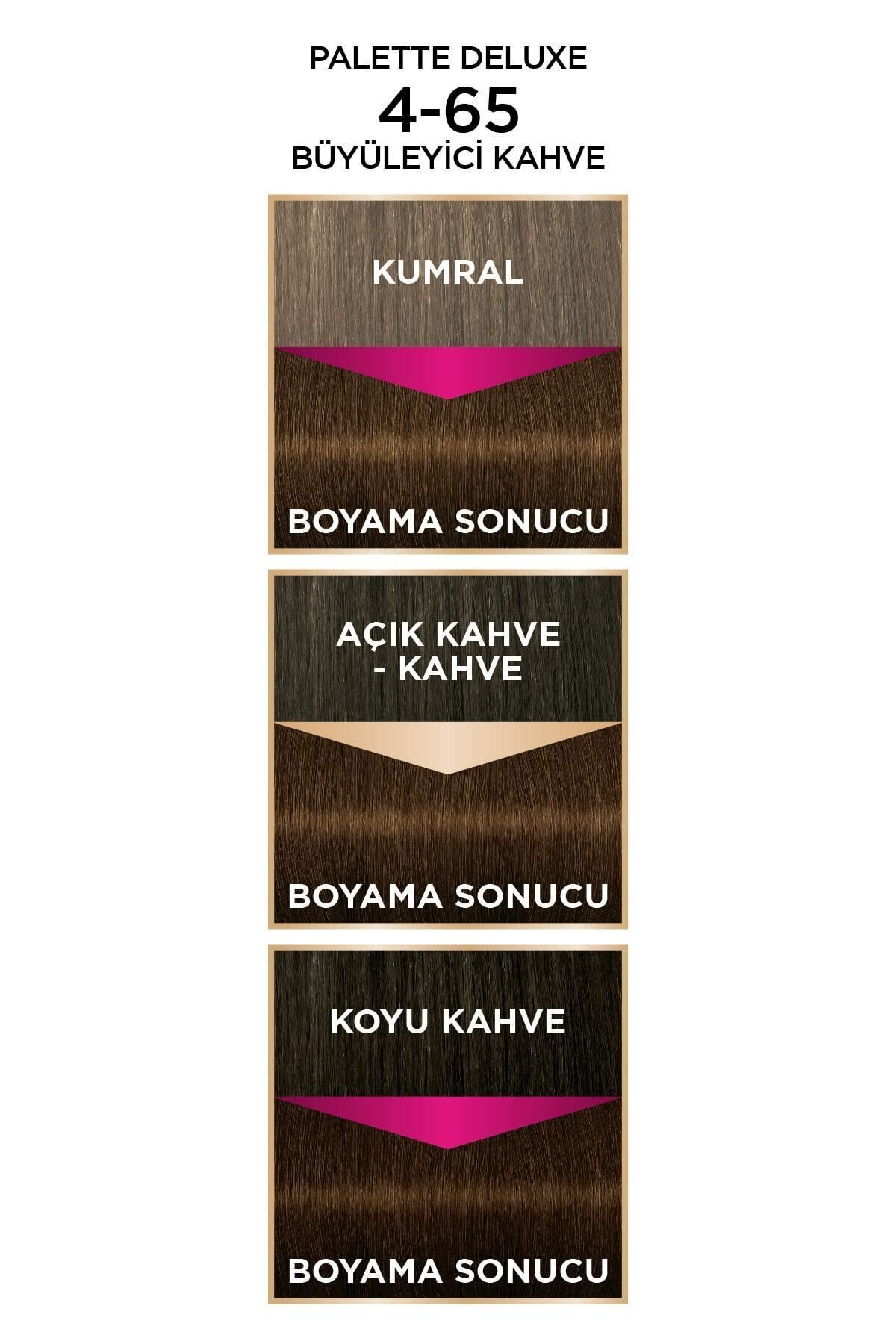 Yoğun Renkler Saç Boyası 4-65 Büyüleyici Kahve