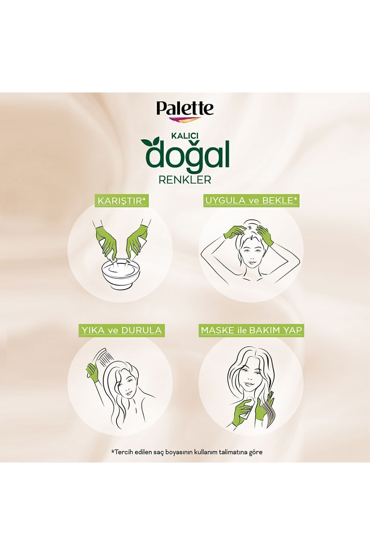 Kalıcı Doğal Renkler Saç Boyası 1-1 Gece Mavisi