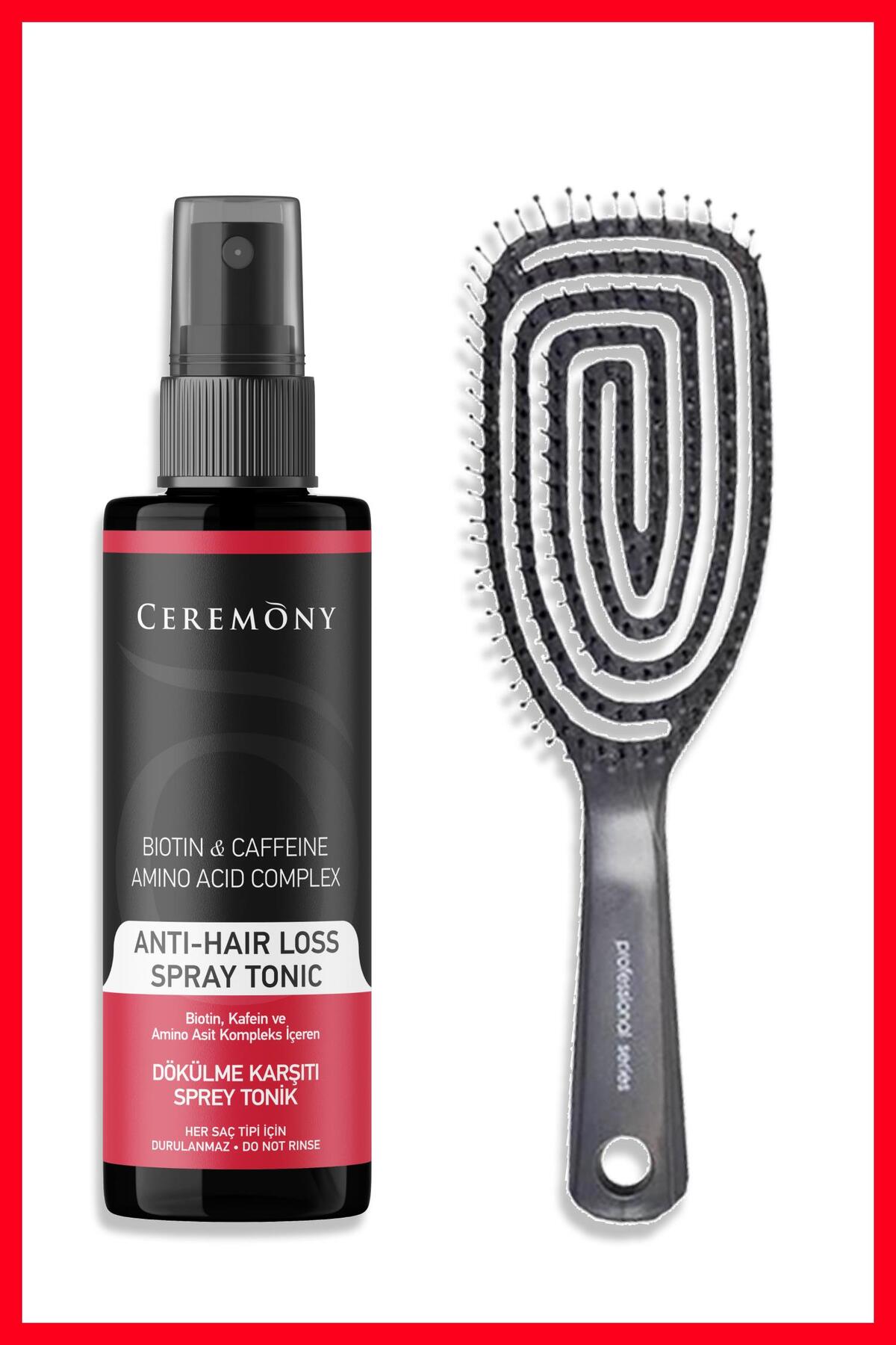 Biotin & Kafein & Amino Kompleks Içeren Dökülme Karşıtı Saç Sprey Toniği 250 ml Kuaf Tuzs