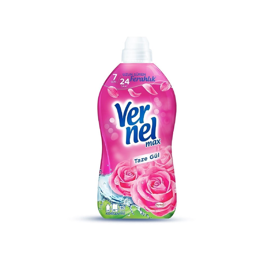 Max Konsantre Çamaşır Yumuşatıcısı 1440ml (60 Yıkama) Taze Gül