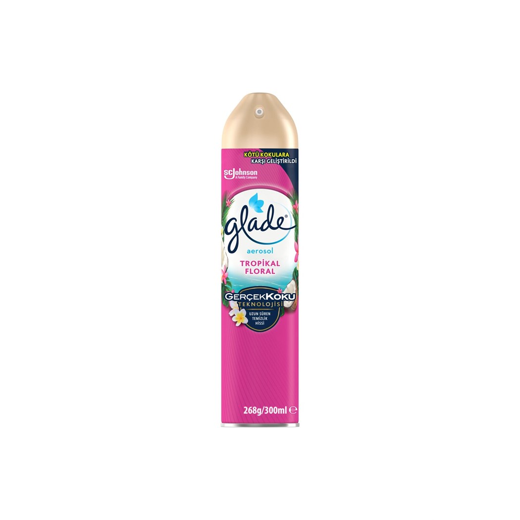 Hava Tazeleyici Aerosol, Oda Kokusu, Tropikal Floral, 300ml