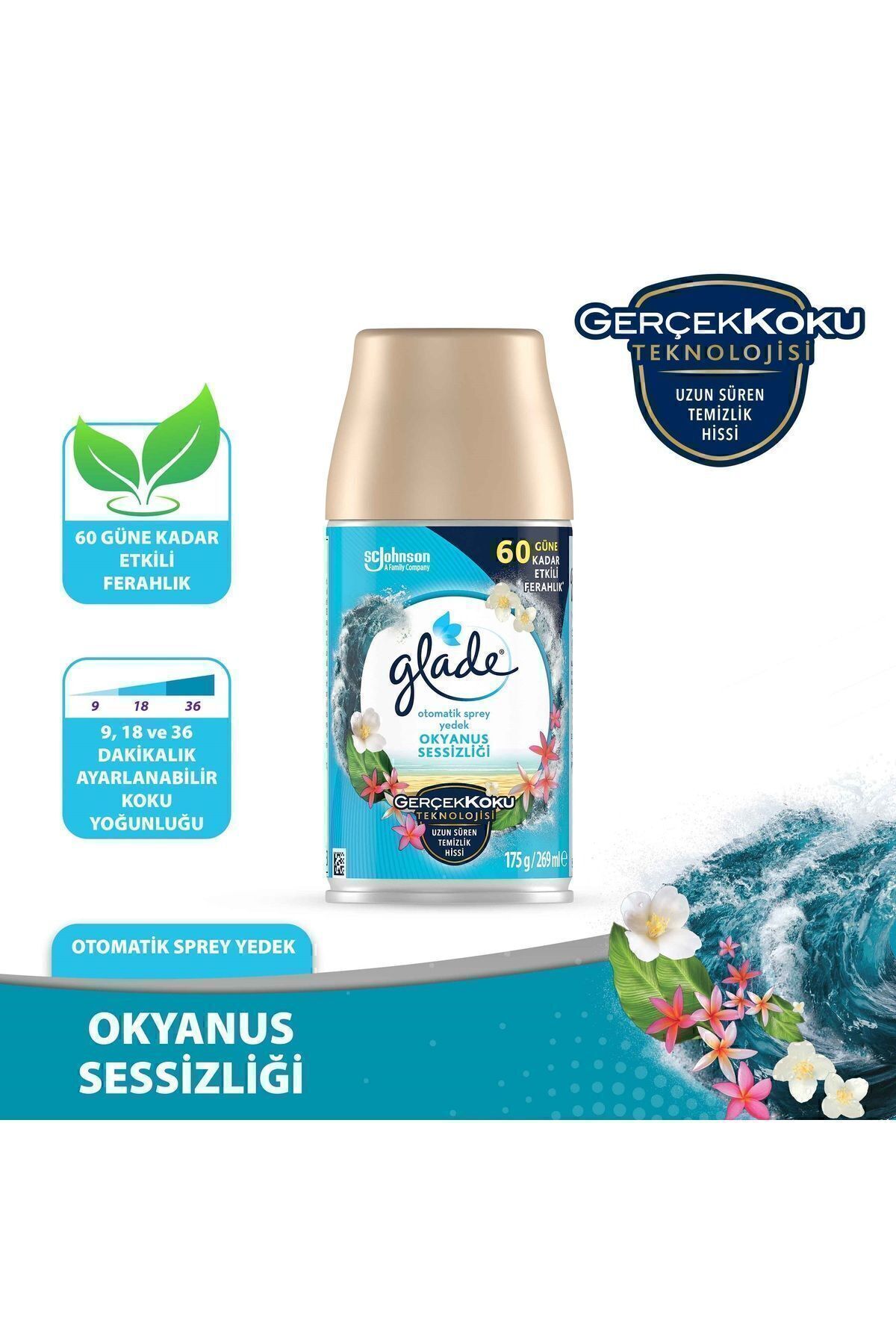 ® Otomatik Sprey Yedek Okyanus Sessizliği, 269ml, 1 Yedek