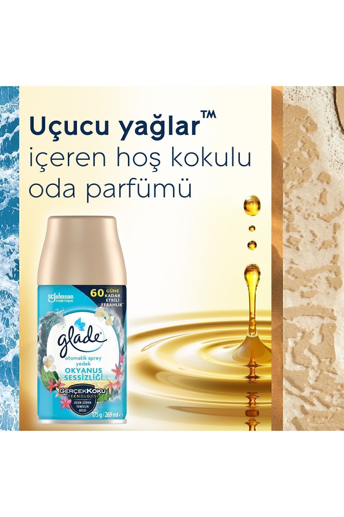 ® Otomatik Sprey Yedek Okyanus Sessizliği, 269ml, 1 Yedek