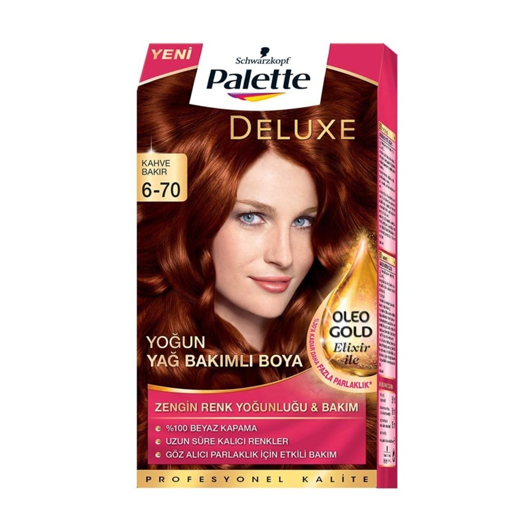 Deluxe Yoğun Renkler Saç Boyası 6-70 Kahve Bakır