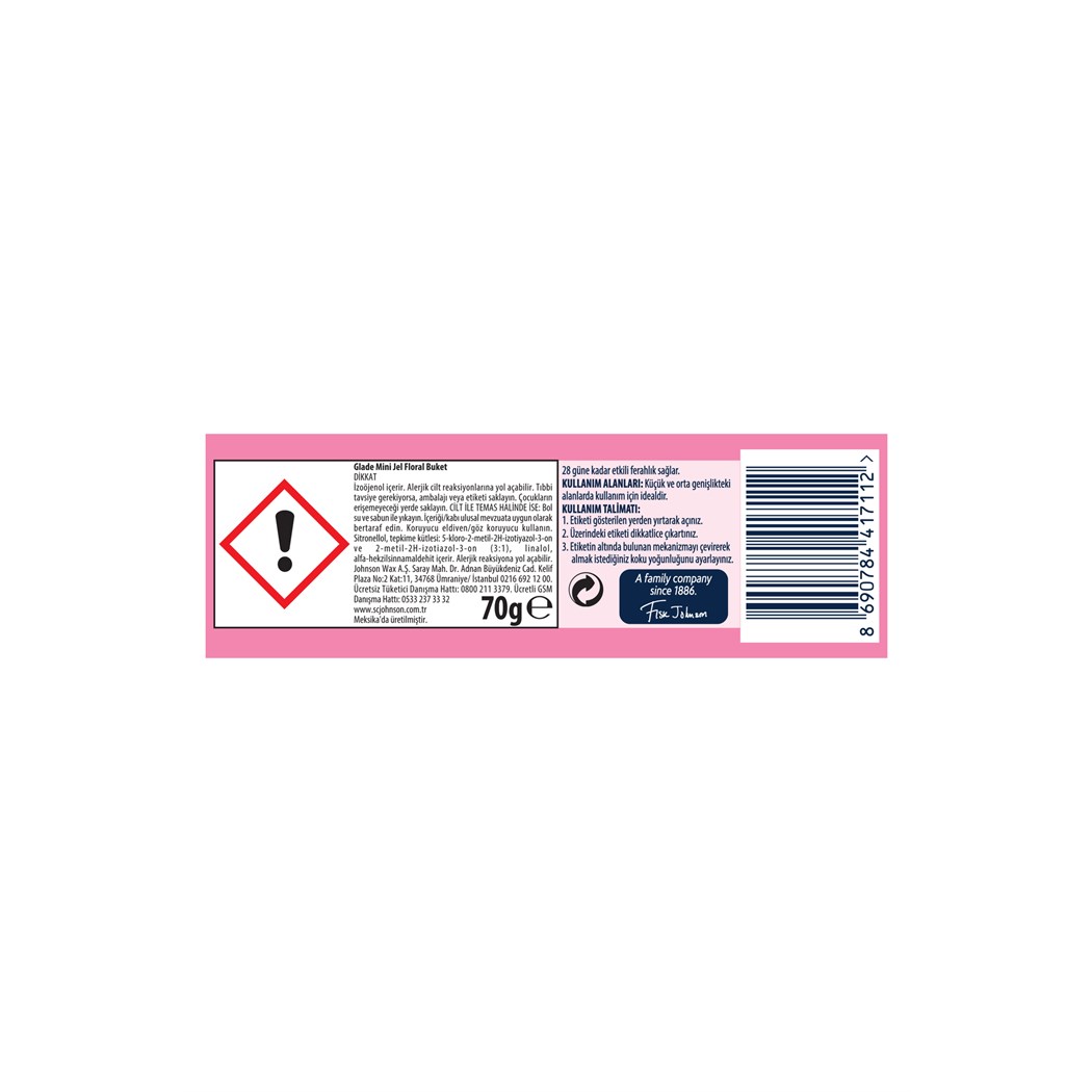 Mini Jel, Floral Buket, 70 g
