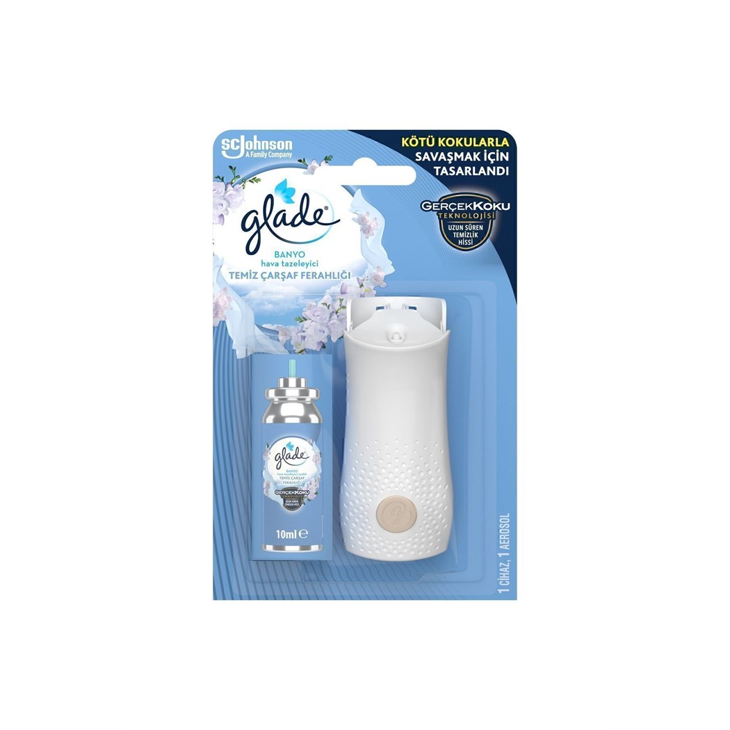 Banyo Hava Tazeleyici Cihaz Ve Yedek Temiz Çarşaf Ferahlığı, 10 ml