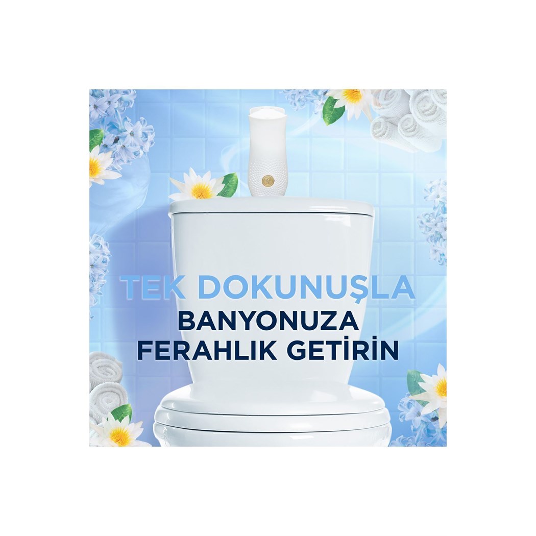 Banyo Hava Tazeleyici Cihaz Ve Yedek Temiz Çarşaf Ferahlığı, 10 ml