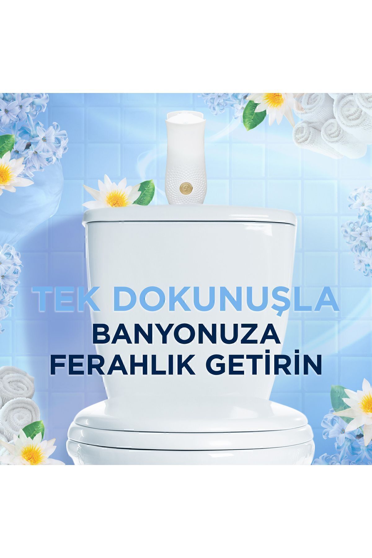 Banyo Hava Tazeleyici Cihaz Ve Yedek Temiz Çarşaf Ferahlığı, 10 ml
