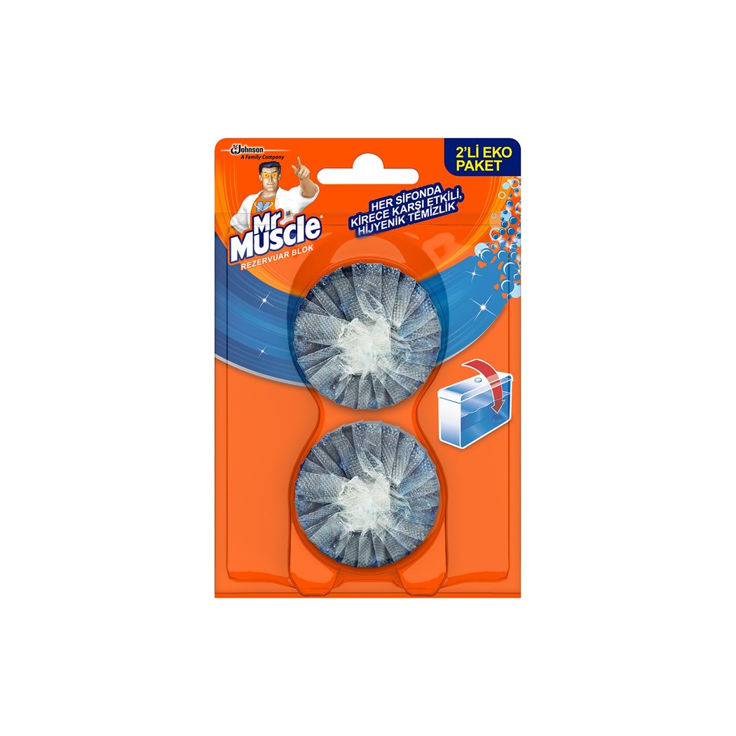Mr.Muscle Rezervuar Blok 2 Li 100 Gr