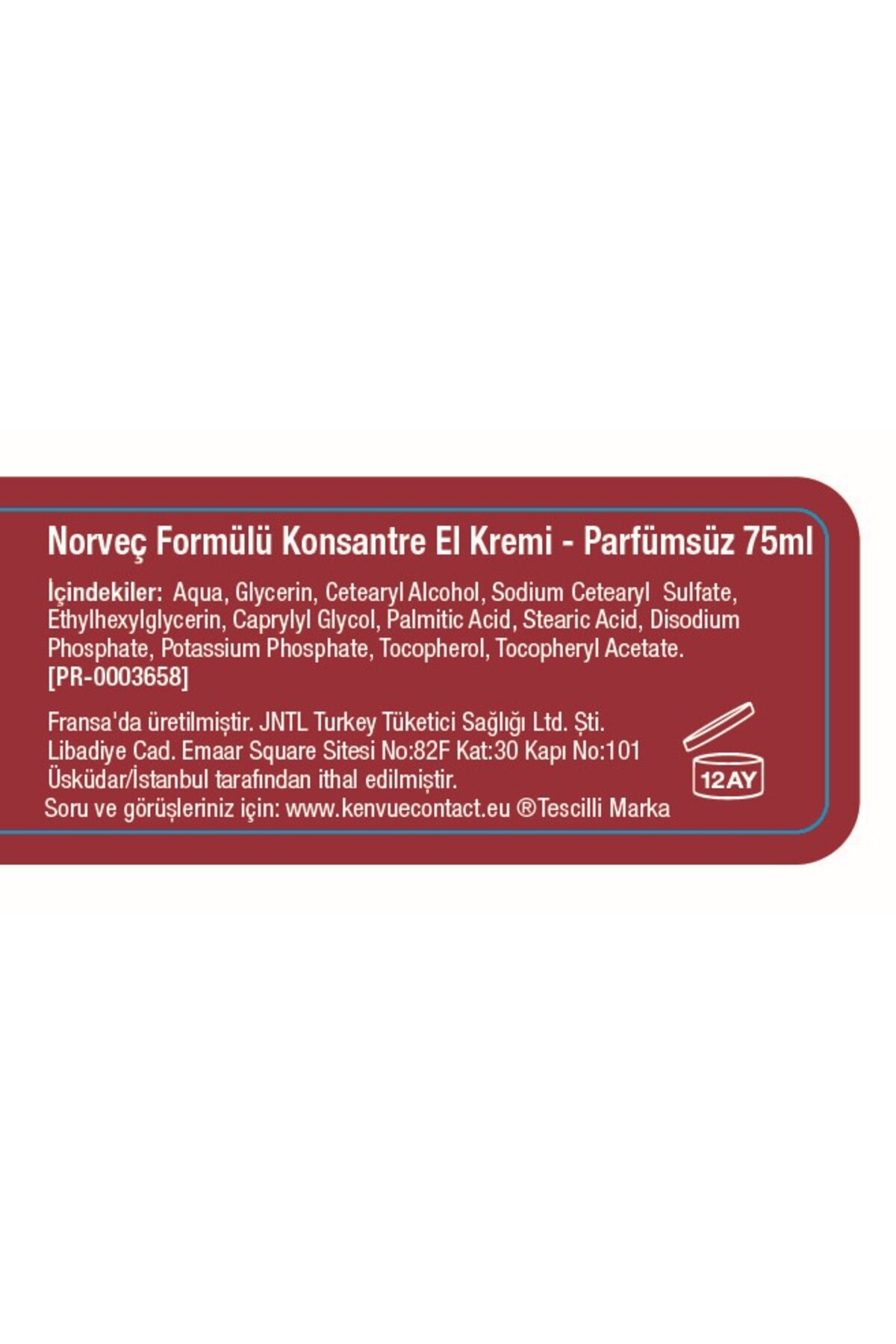 Norveç Formülü Parfümsüz El Kremi 75 ml Dudak Kremi Hediye