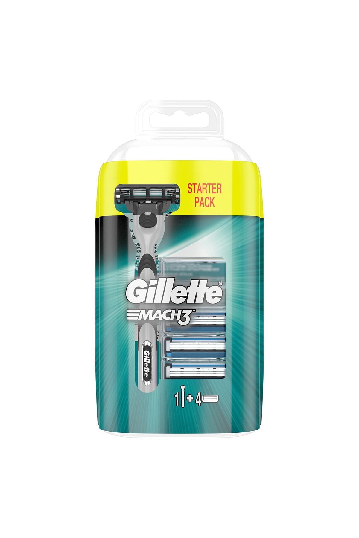 Mach 3 Tıraş Makinesi 4 Yedek Tıraş Bıçağı