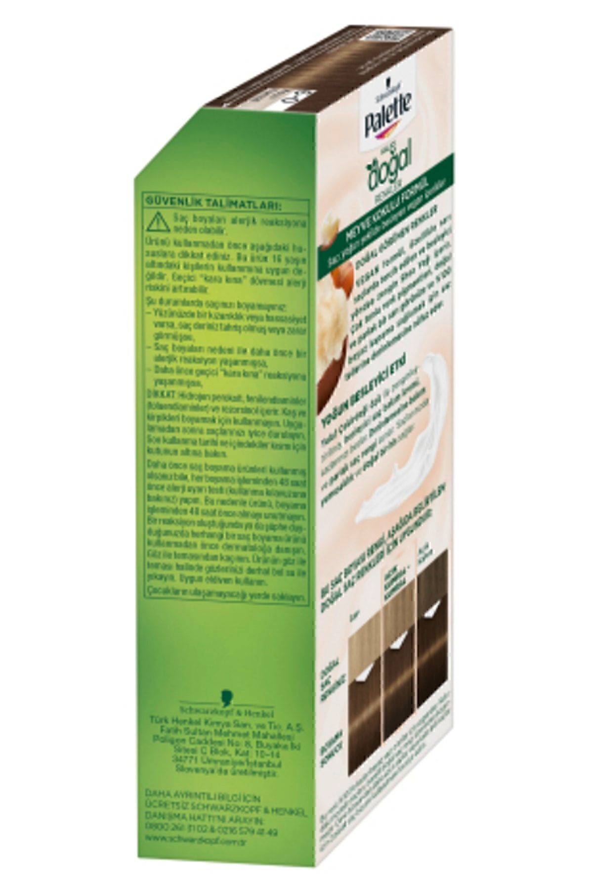 Schwarzkopf Palette Kalıcı Doğal Renkler 6-0 Koyu Kumral Saç Boyası