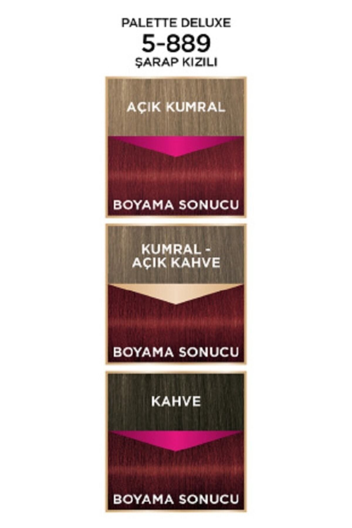 Yoğun Renkler Saç Boyası 5-889 Şarap Kızılı
