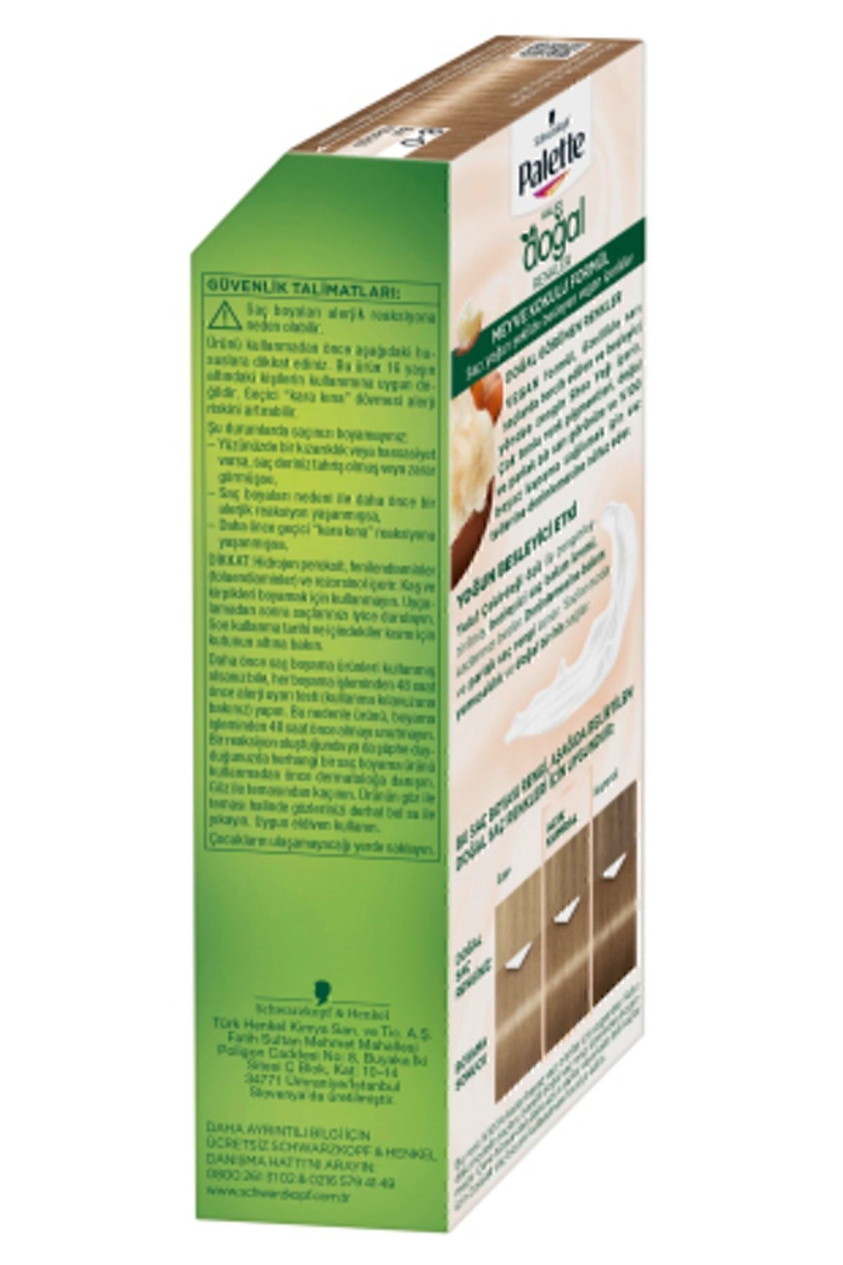 Kalıcı Doğal Renkler Saç Boyası 8-0 Bal Köpüğü