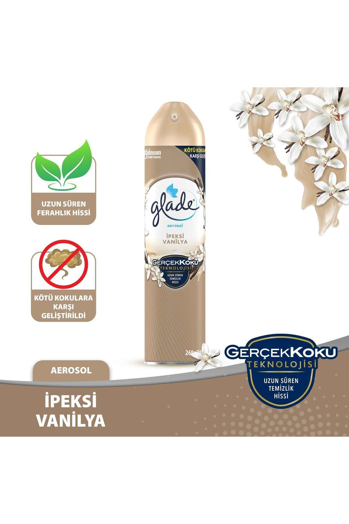 Sprey Aerosol İpeksi Vanilya 300 Ml