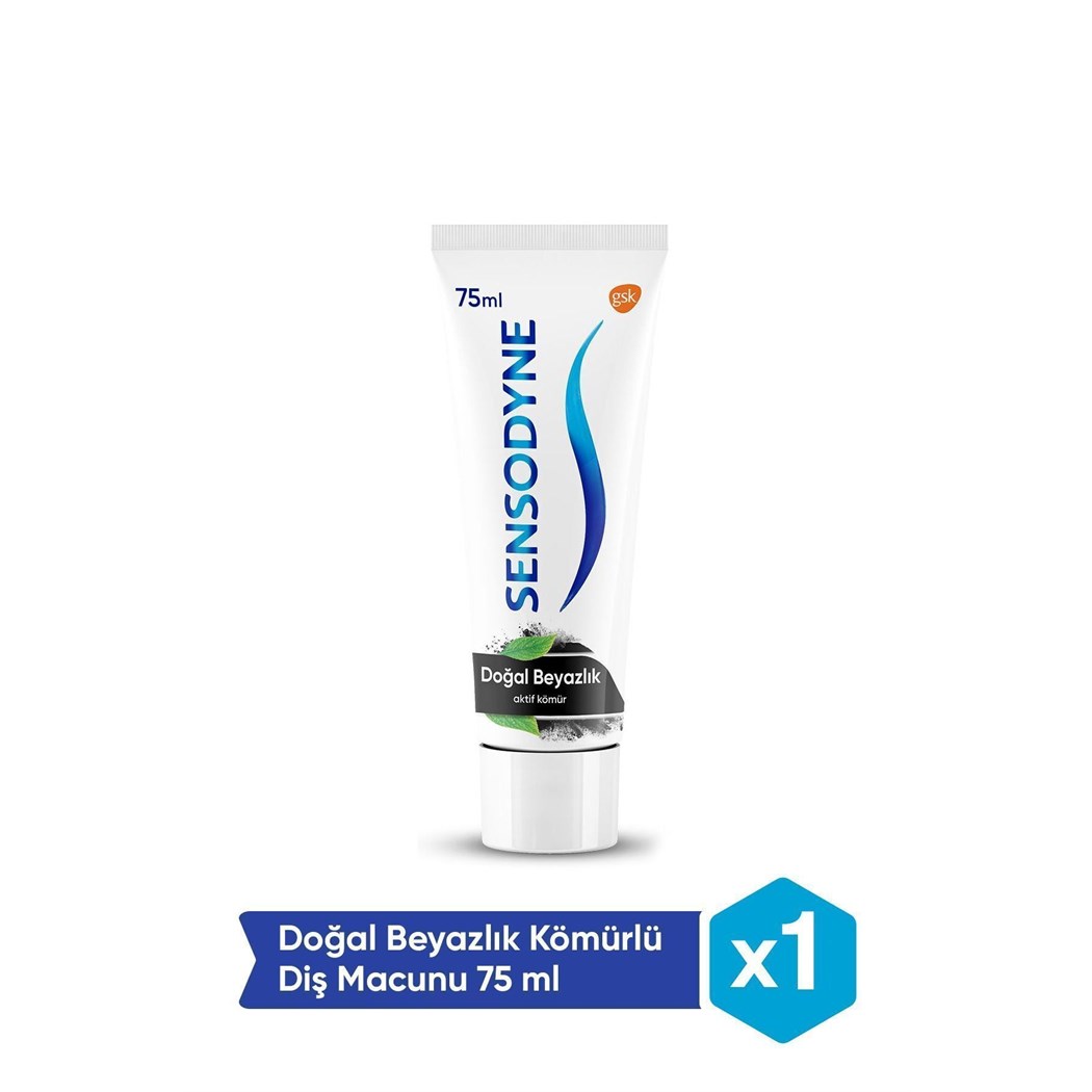 Doğal Beyazlık Kömürlü 75 ml