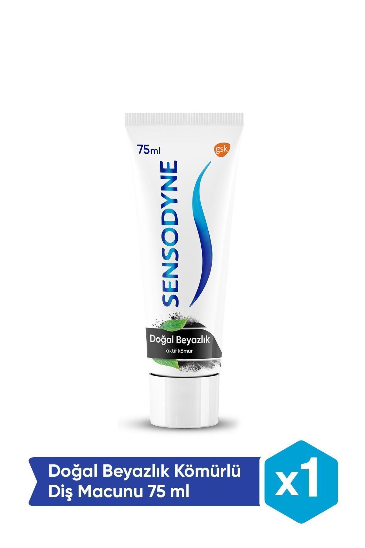 Doğal Beyazlık Kömürlü 75 ml