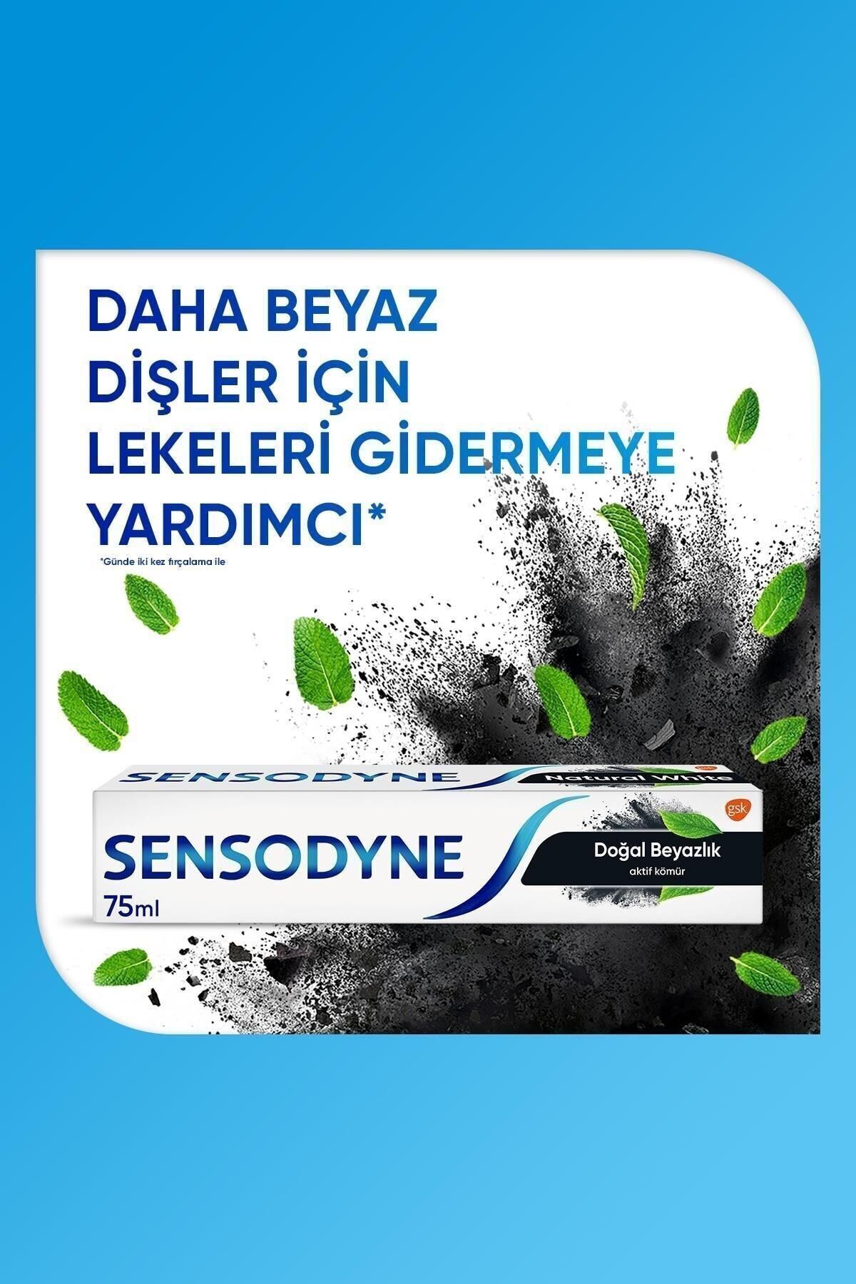 Doğal Beyazlık Kömürlü 75 ml