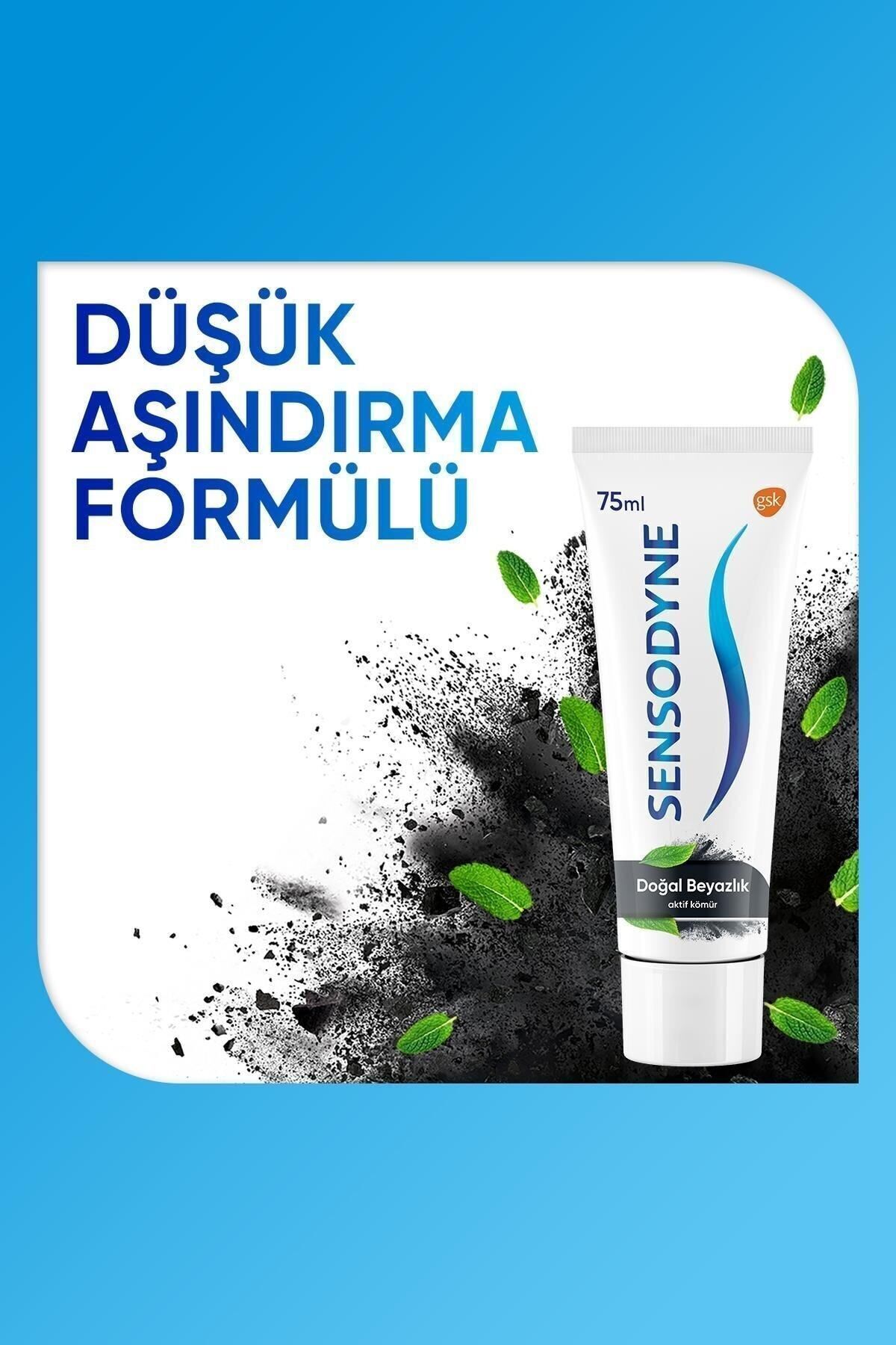 Doğal Beyazlık Kömürlü 75 ml