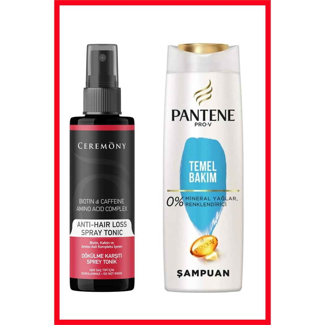 Biotin & Kafein & Amino Kompleks Içeren Dökülme Karşıtı Saç Sprey Toniği 250 ml Pantene K