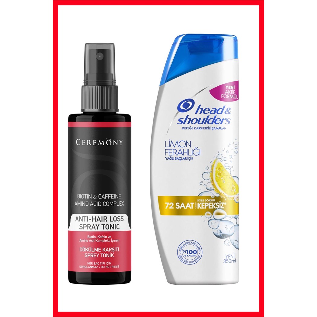 Biotin & Kafein & Amino Kompleks Içeren Dökülme Karşıtı Saç Sprey Toniği 250 ml Head & Sh