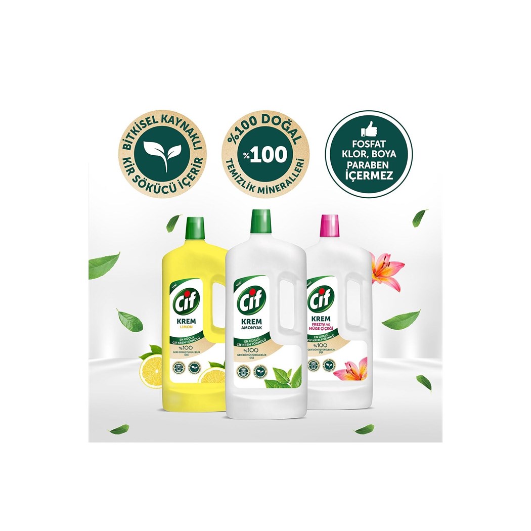 Krem 1500 ml Amonyaklı