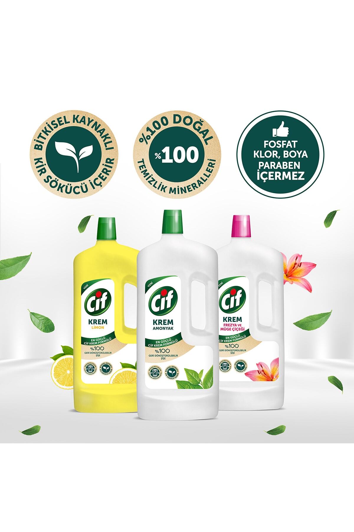 Krem 1500 ml Amonyaklı