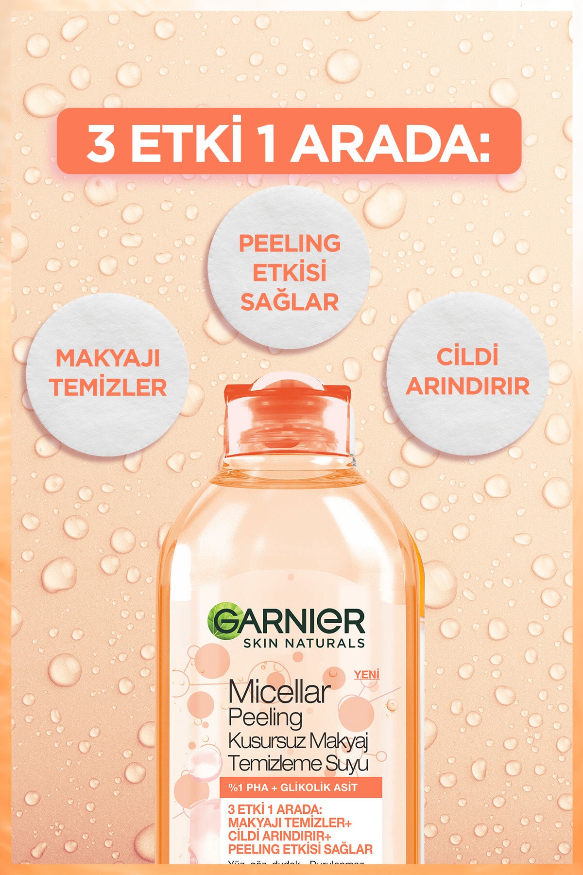 Garnier Makyaj Temizleme Jeli Peeling 400 Ml