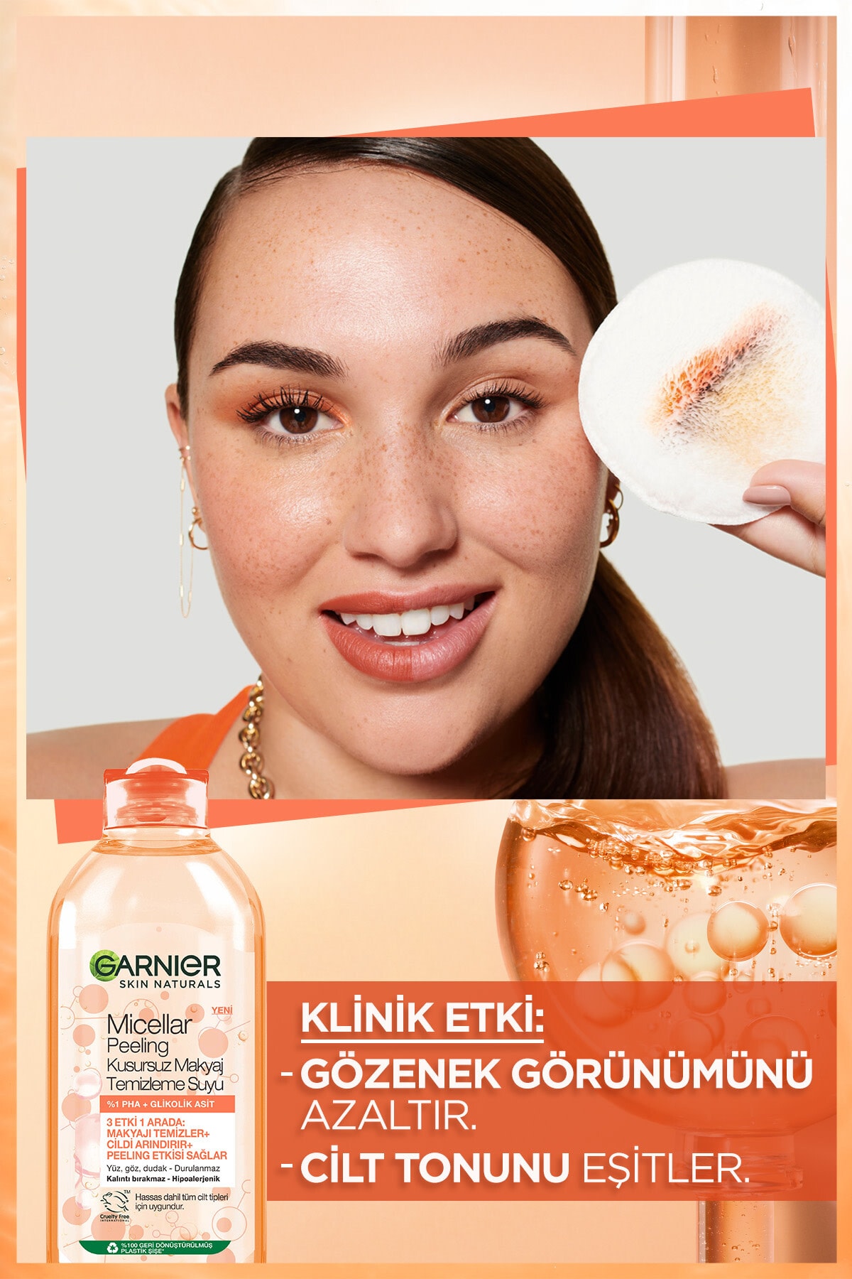 Garnier Makyaj Temizleme Jeli Peeling 400 Ml