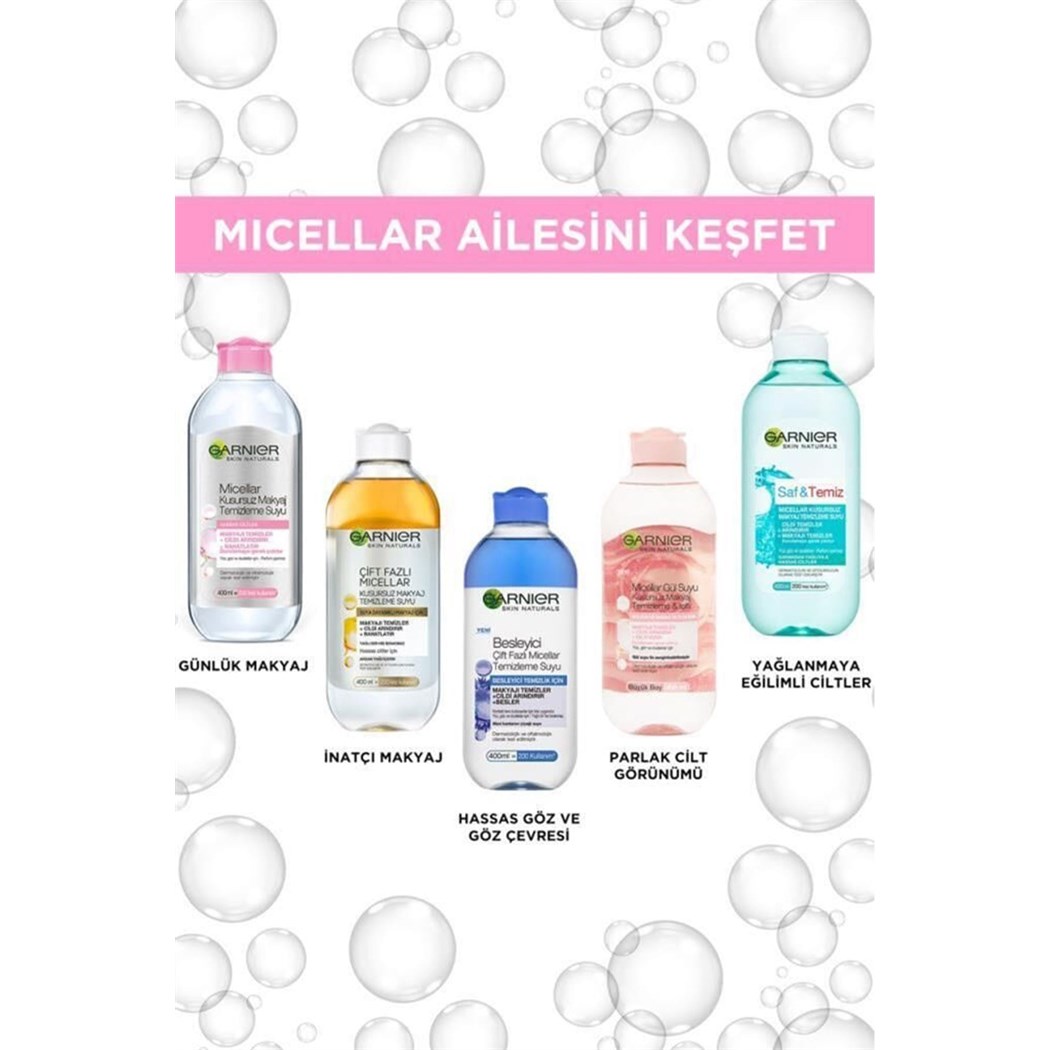 Garnier Makyaj Temzileme Jeli Gül Suyu 400 Ml