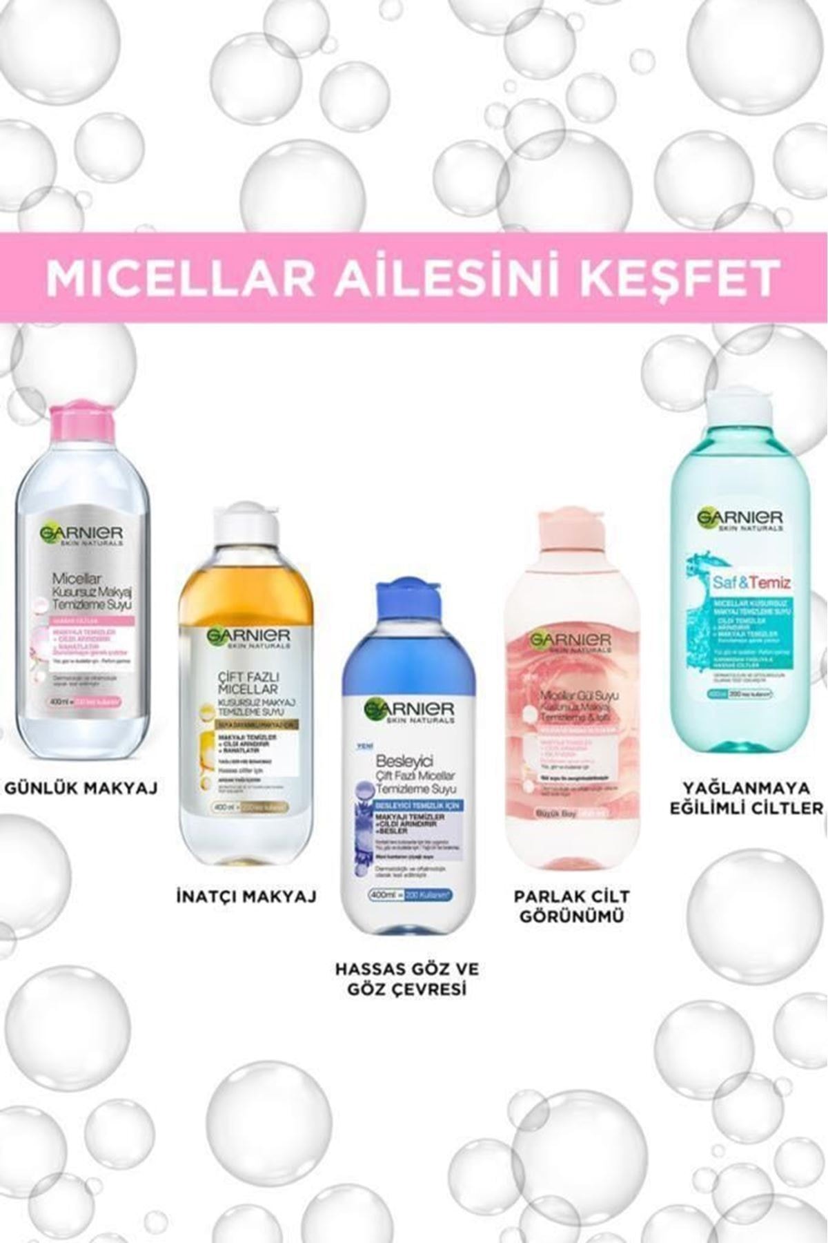 Garnier Makyaj Temzileme Jeli Gül Suyu 400 Ml