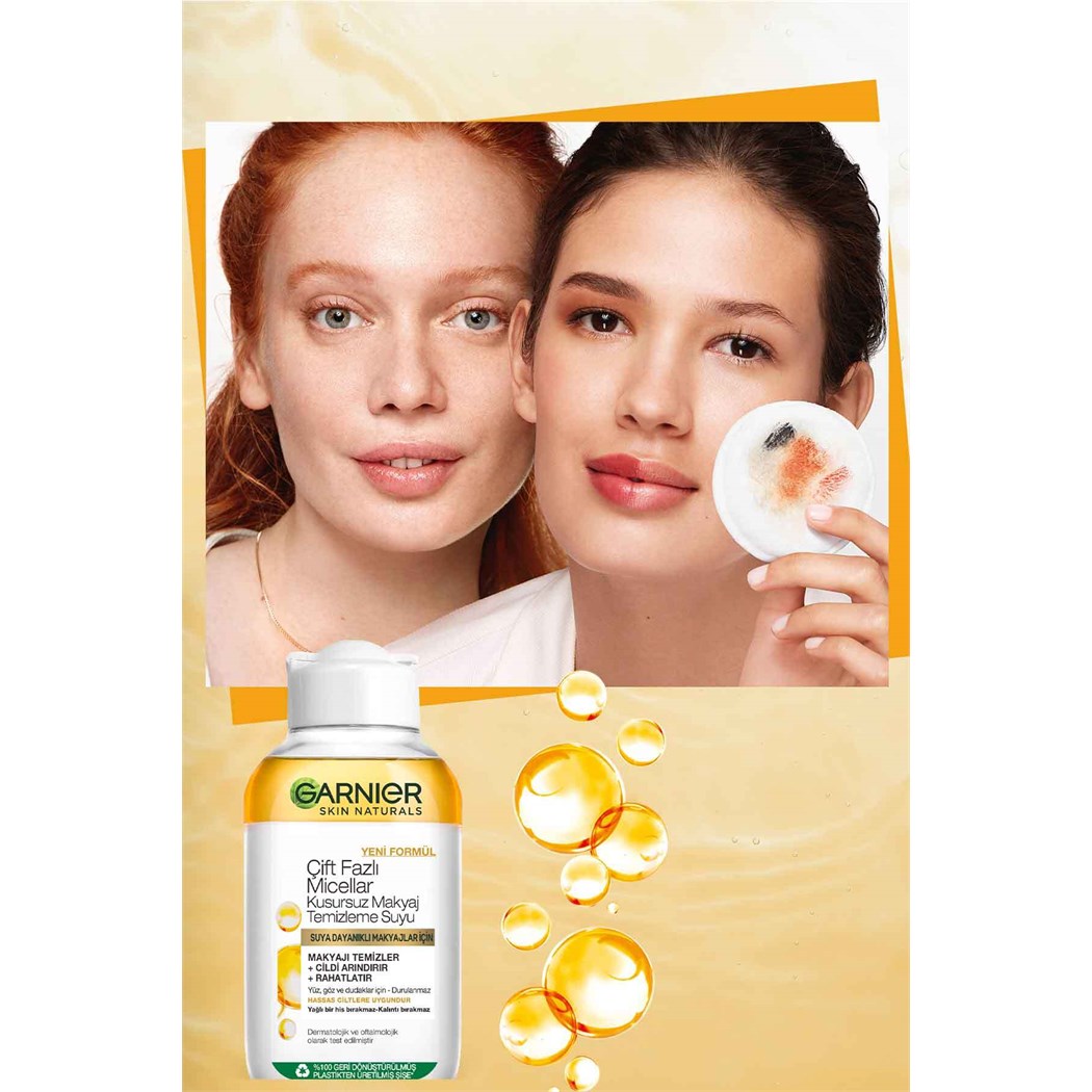 Garnier Çift Fazlı Micellar Makyaj Tem. Suyu 100 Ml