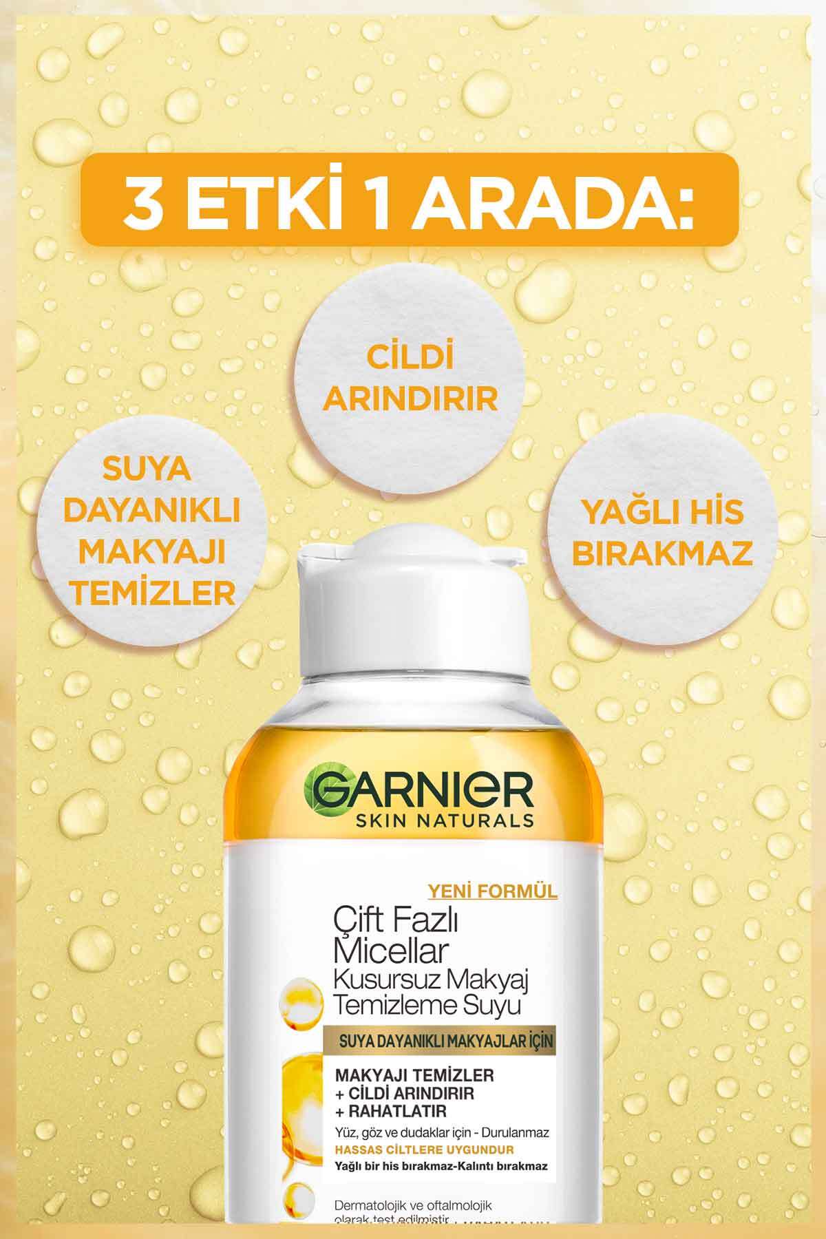 Garnier Çift Fazlı Micellar Makyaj Tem. Suyu 100 Ml