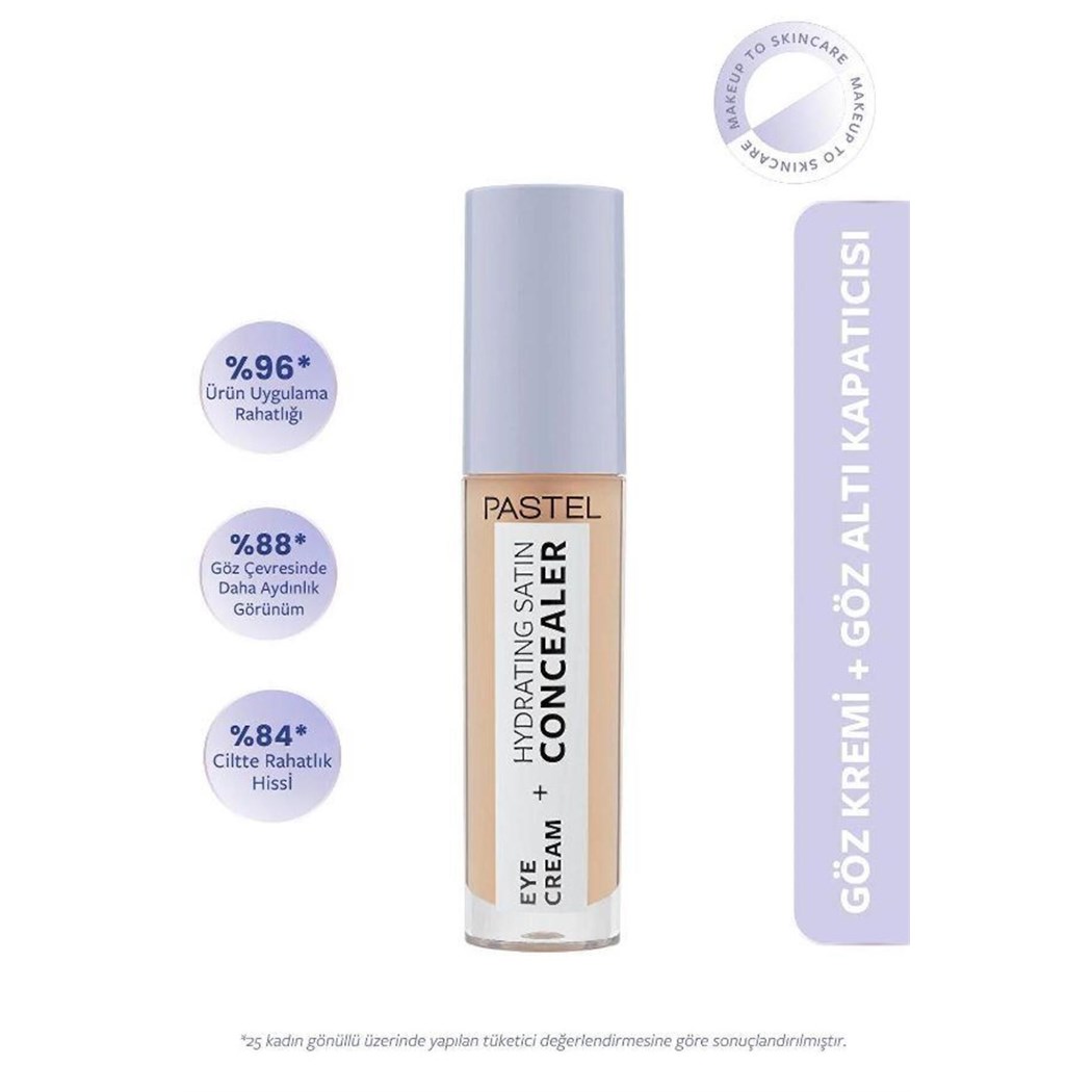 Eye Cream Hydrating Satin Concealer 63 - Göz Kremi Göz Altı Kapatıcısı Milkshake