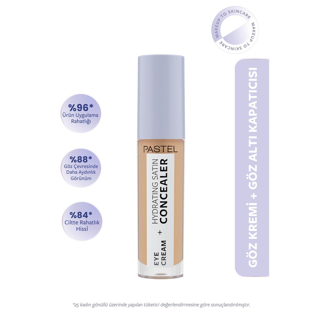 Eye Cream Hydrating Satin Concealer - Göz Kremi Göz Altı Kapatıcısı 66 Deep Medium