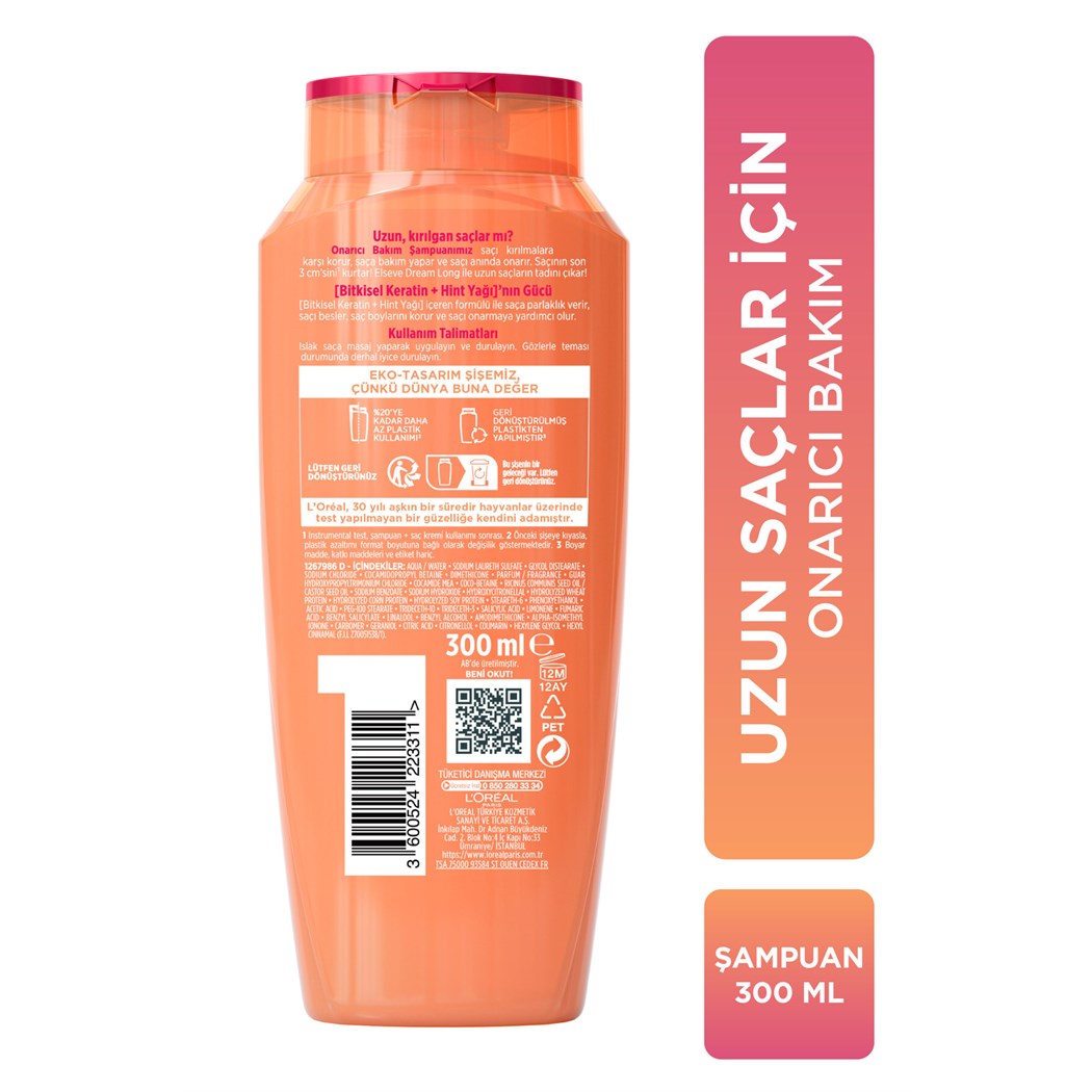 Dream Long Kırık Uç Onarıcı Bakım Şampuanı 300 ml